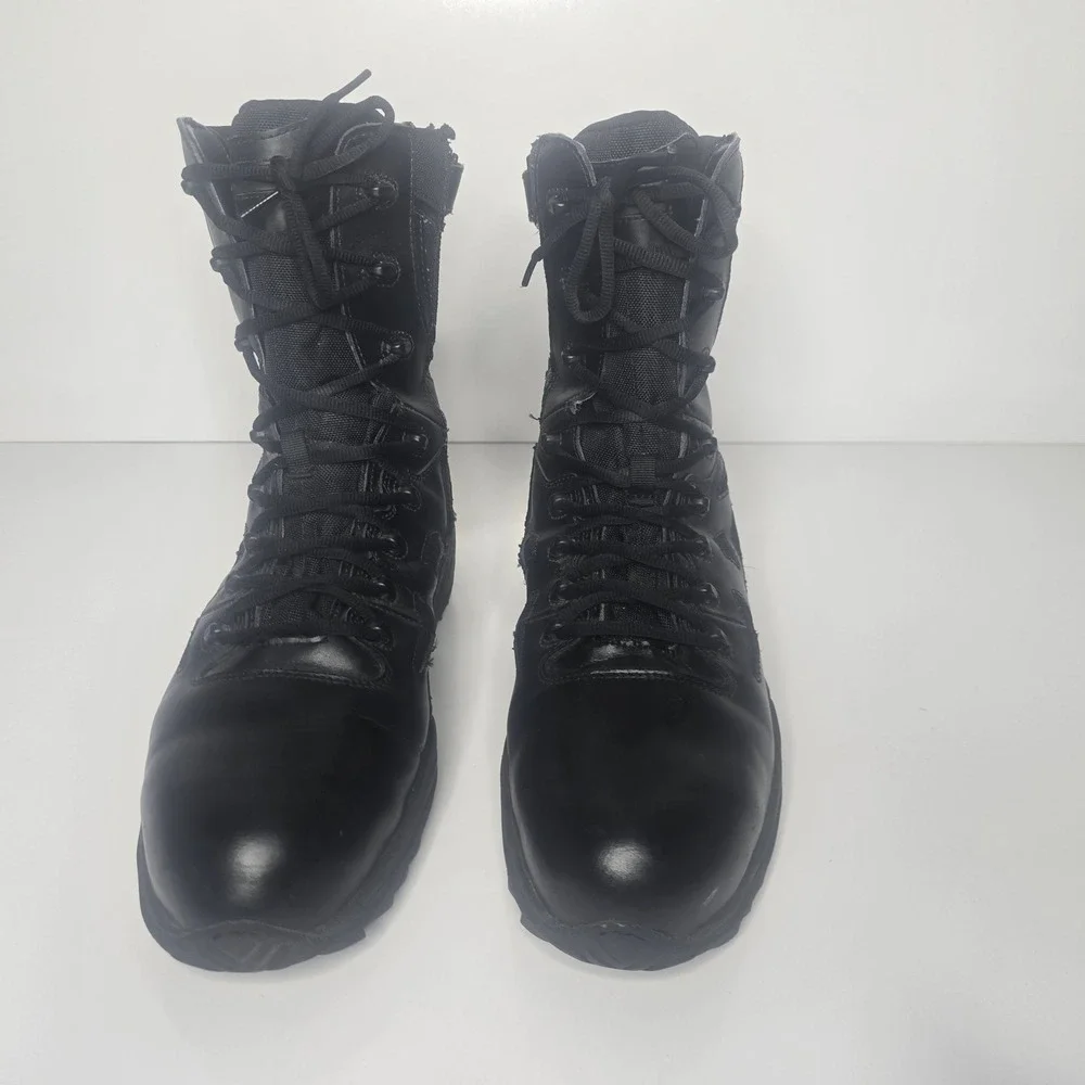 Reebok Rapid Response Mens Stealth Tactical Boot Side Zipper Composite Toe 15M
